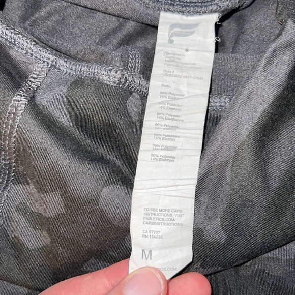 Dark Camo Fabletic Legging - Picture 4 of 5